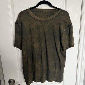 Lululemon all your boyfriend T, washed out green